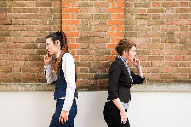 istock Man And Woman Back To Back 472831706