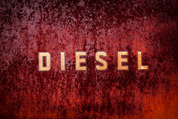 istock Diesel Sign on Storage Tank 472836458