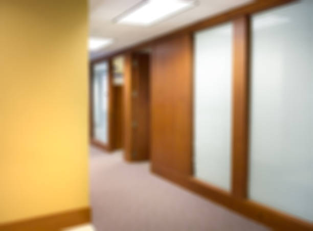 istock Out of focus Office Corridor Background 472836476