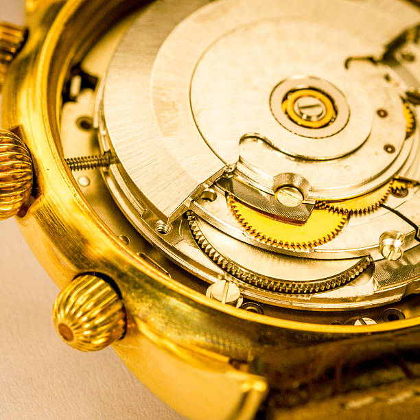 istock Antique Wristwatch Mechanism - 472836562
