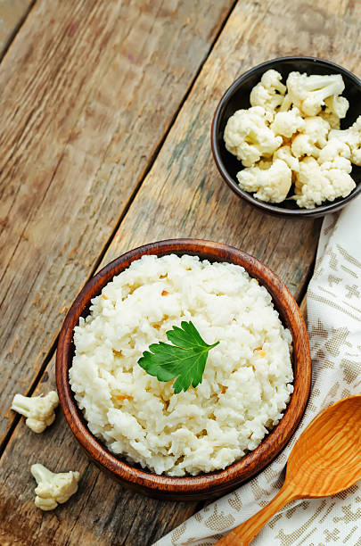 istock creamy cauliflower garlic rice 472840964