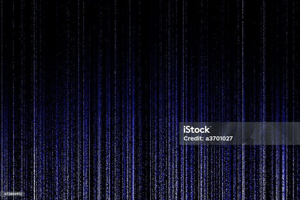 Computer Matrix Blue Blue Matrix Computer Generated On Black Background Stock Illustration ...