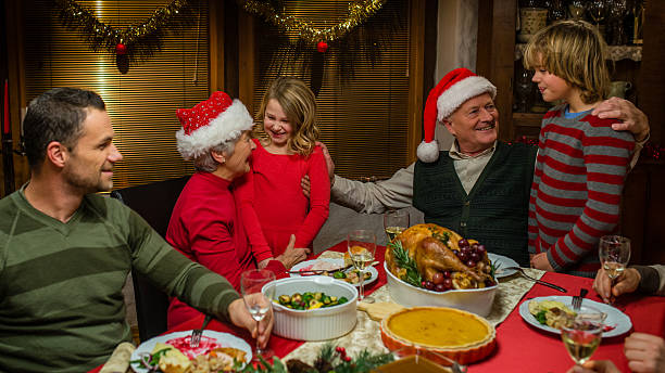 istock Family at Christmas Dinner 472848868