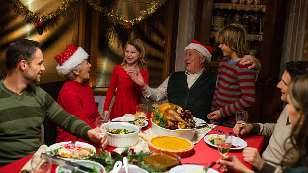 istock Family at Christmas Dinner 472848884
