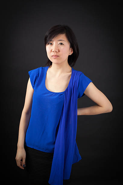 istock Beautiful woman doing different expressions in different sets of clothes 472848920