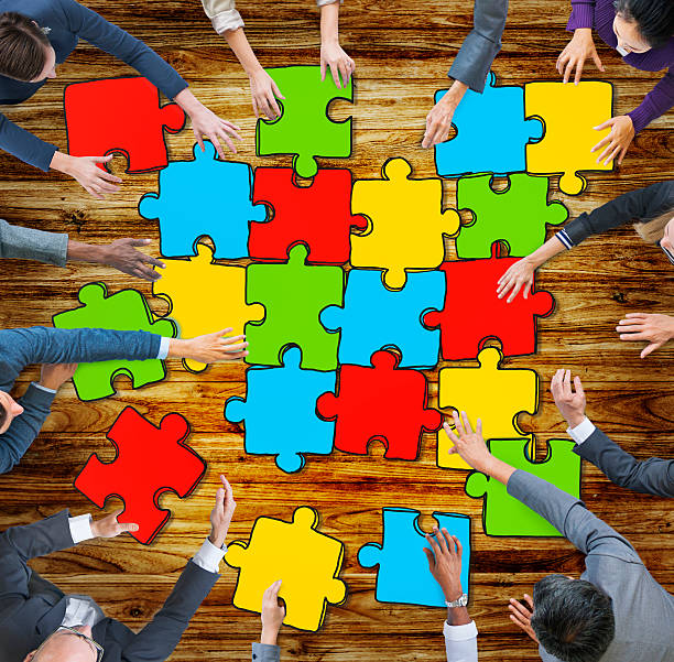 istock Jigsaw Puzzle Brainstorming Business Reaching Thinking Strategy 472849312