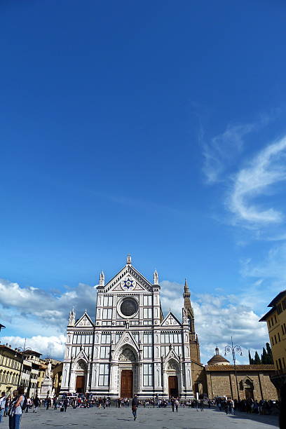 istock Santa Croce square in Florence, Italy 472849448