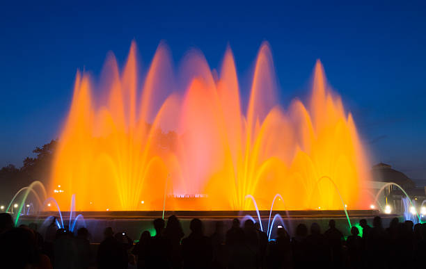 istock vocal Montjuic fountain in Barcelona 472850352