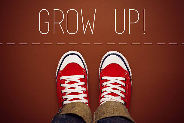 istock Grow Up Reminder for Young Person, Top View 472853676