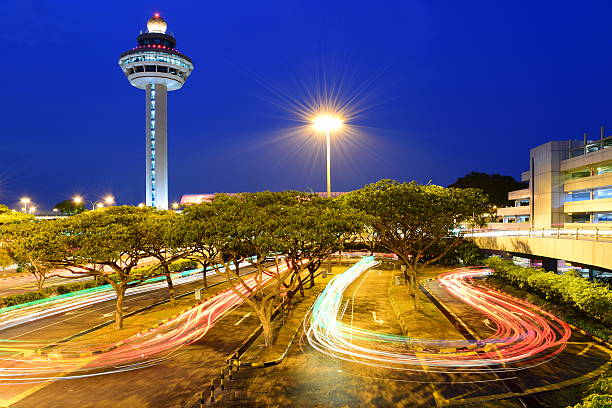 аэропорт singapore changi - changi стоковые фото и изображения