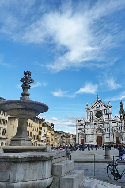 istock Santa Croce square in Florence, Italy 472857406