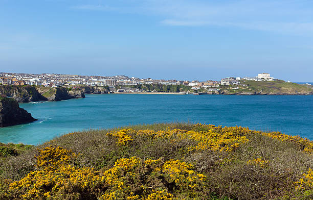 istock Newquay coast North Cornwall UK beautiful Cornish coast blue sea 472860222