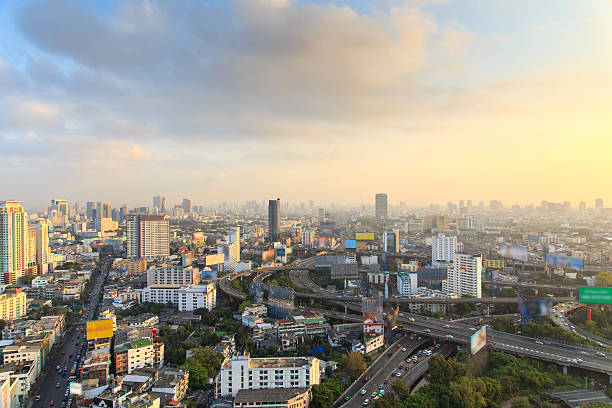 istock Bangkok Expressway and Highway top view 472876220