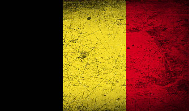 istock Flag of Belgium with old texture. 472880278