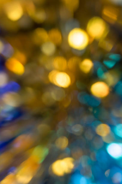 istock Vague abstraction with yellow, golden spots on a blue background 472880642