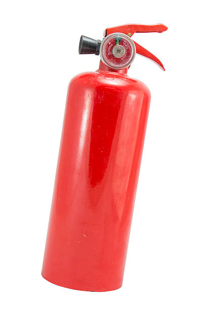 escocés Ejecutar versus Mini Portátil Rojo De Extintor De Fuego Sobre Fondo Blanco Foto de stock y  más banco de imágenes de 2015 - iStock