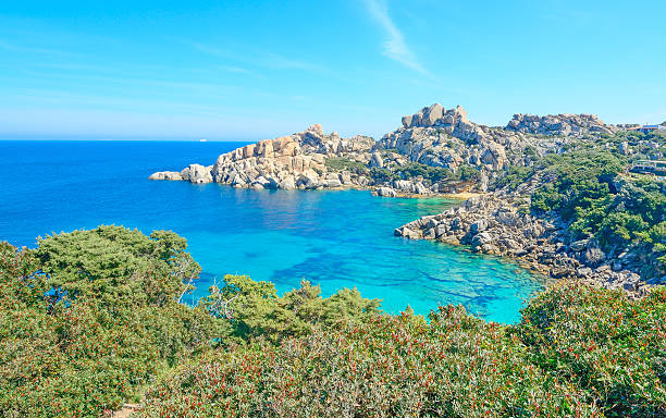 istock Capo Testa shoreline on a clear day 472885574