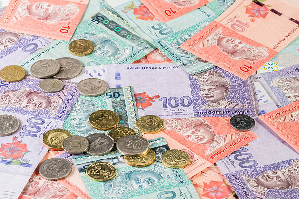 malesia valuta - malaysian ringgit foto e immagini stock