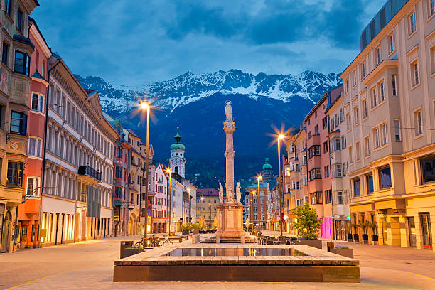 innsbruck. - north tirol immagine foto e immagini stock