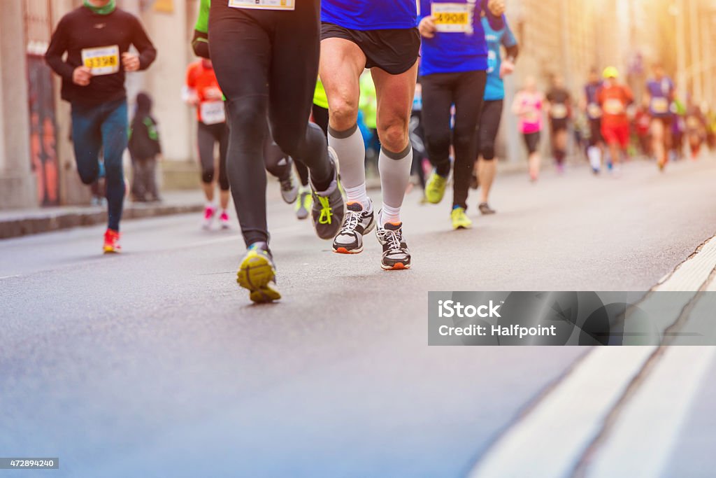 Junge Läufer - Lizenzfrei Marathon Stock-Foto