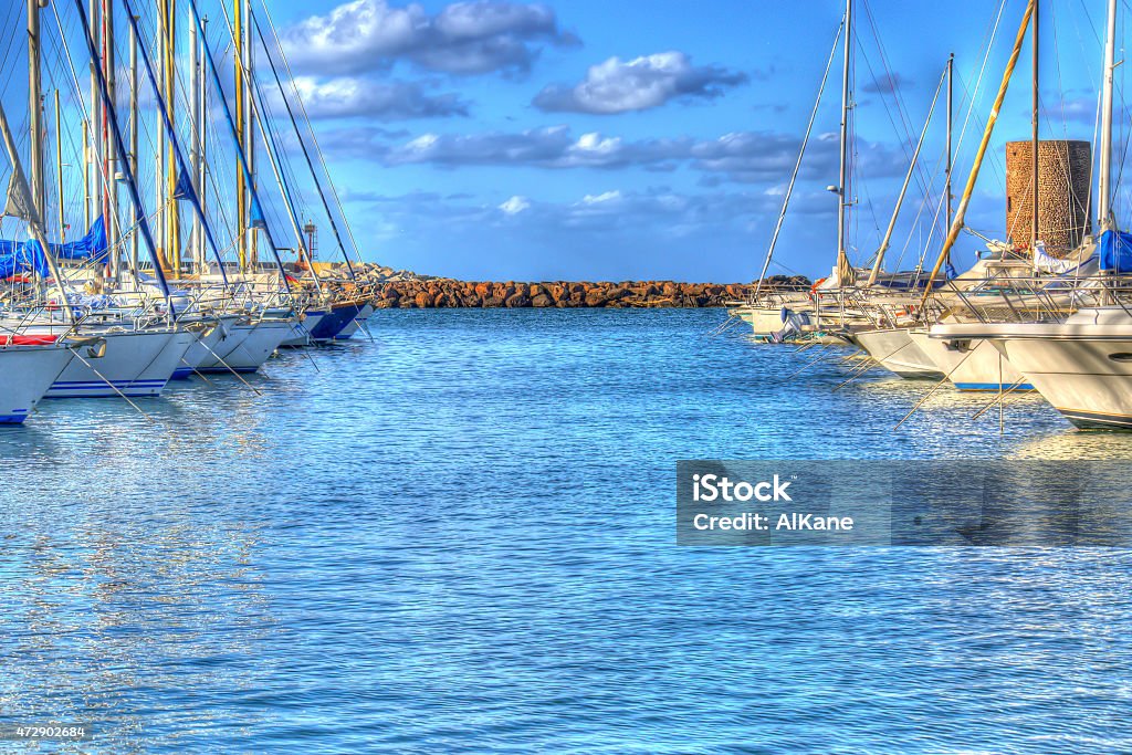 Castelsardo harbor in hdr Castelsardo harbor in hdr tone mapping effect 2015 Stock Photo