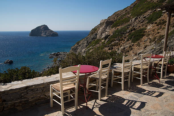 istock Cafeteria by the sea 472903536