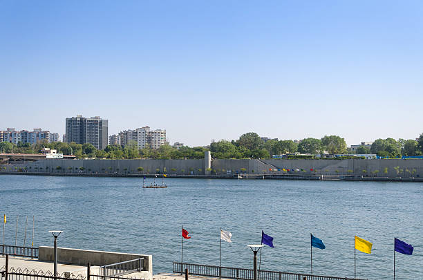 Sabarmati Riverfront View from Sabarmati Ashram in Ahmedabad
