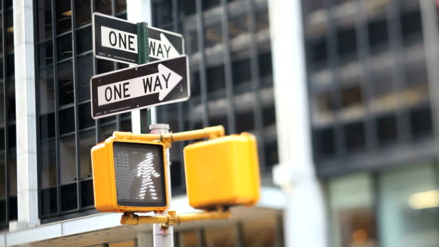 NYC Crosswalk Light (Tilt Shift Lens)