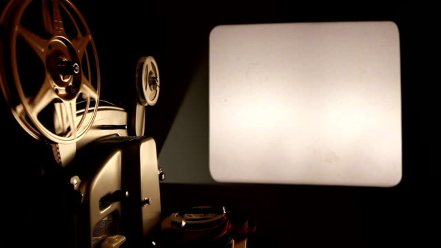 Film Projector and Blank Screen