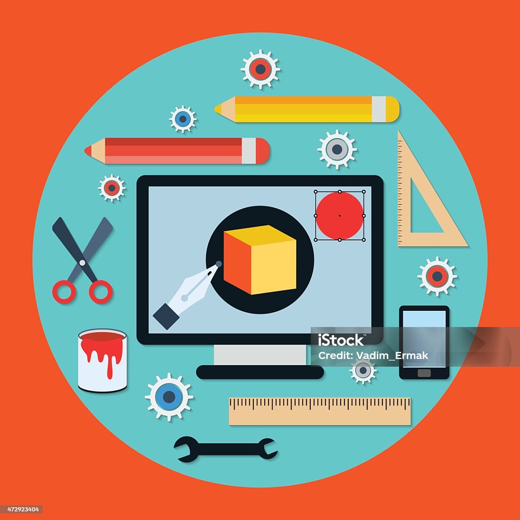 Creative Process Vector Creative Process Vector Concept Stock Illustration - Download Image Now ...