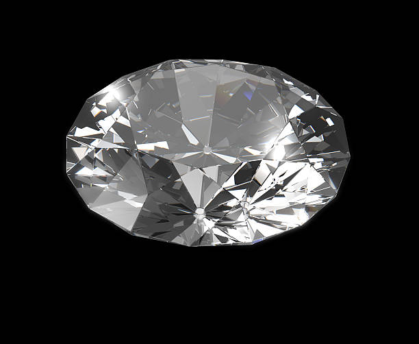 istock diamond on black background with clipping path 472924386