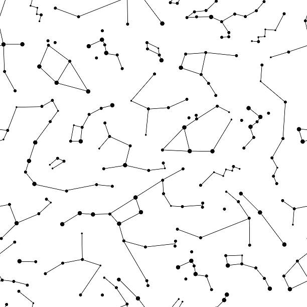 kuvapankkikuvitukset aiheesta vektorikonstellaatioiden tausta - draco constellation
