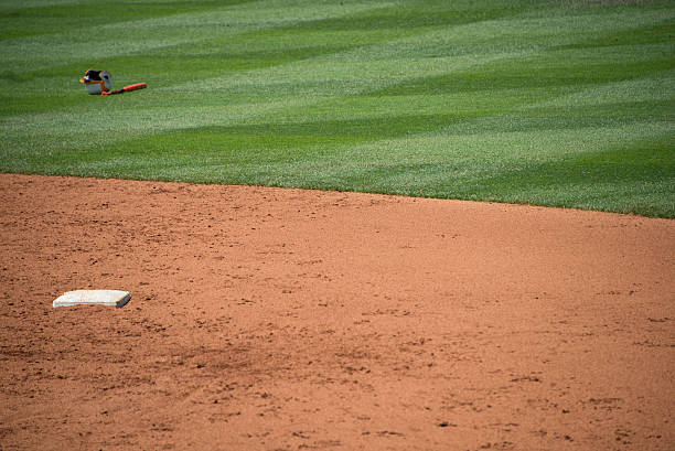 istock Baseball Field at Baseball Game 472927586