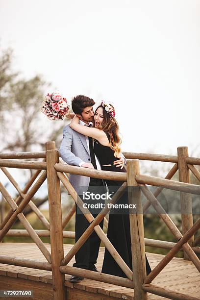 Happiness Loving Couple Stock Photo - Download Image Now - Couple - Relationship, Dating, Flower