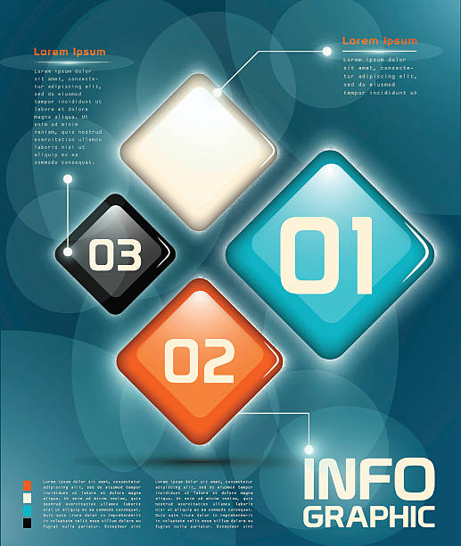 Infographic or UI elements vector art illustration