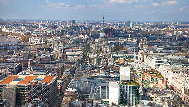 istock Morning hours in London, view from the 32 floor 472942558