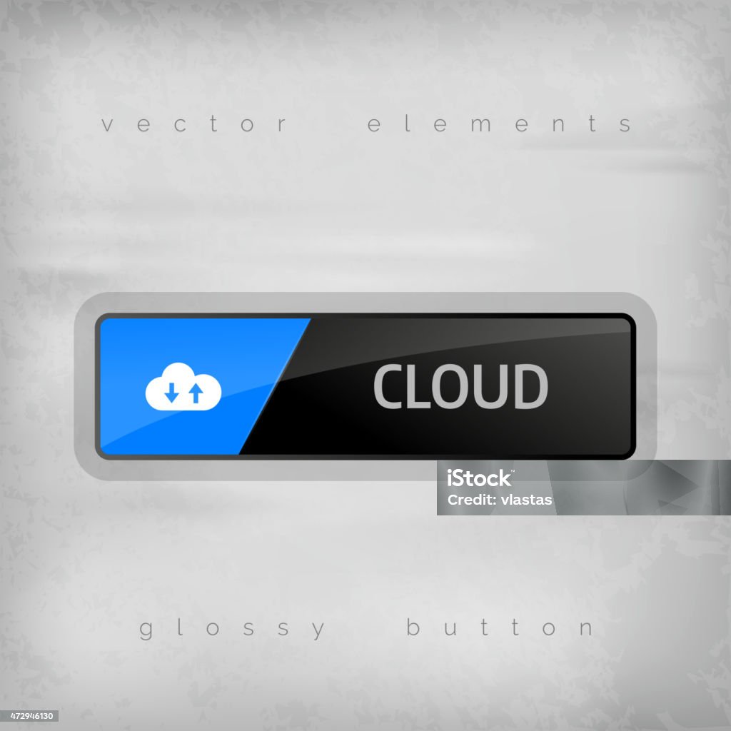 Cloud Switch Button Cloud Button Stock Illustration - Download Image Now - 2015 ...
