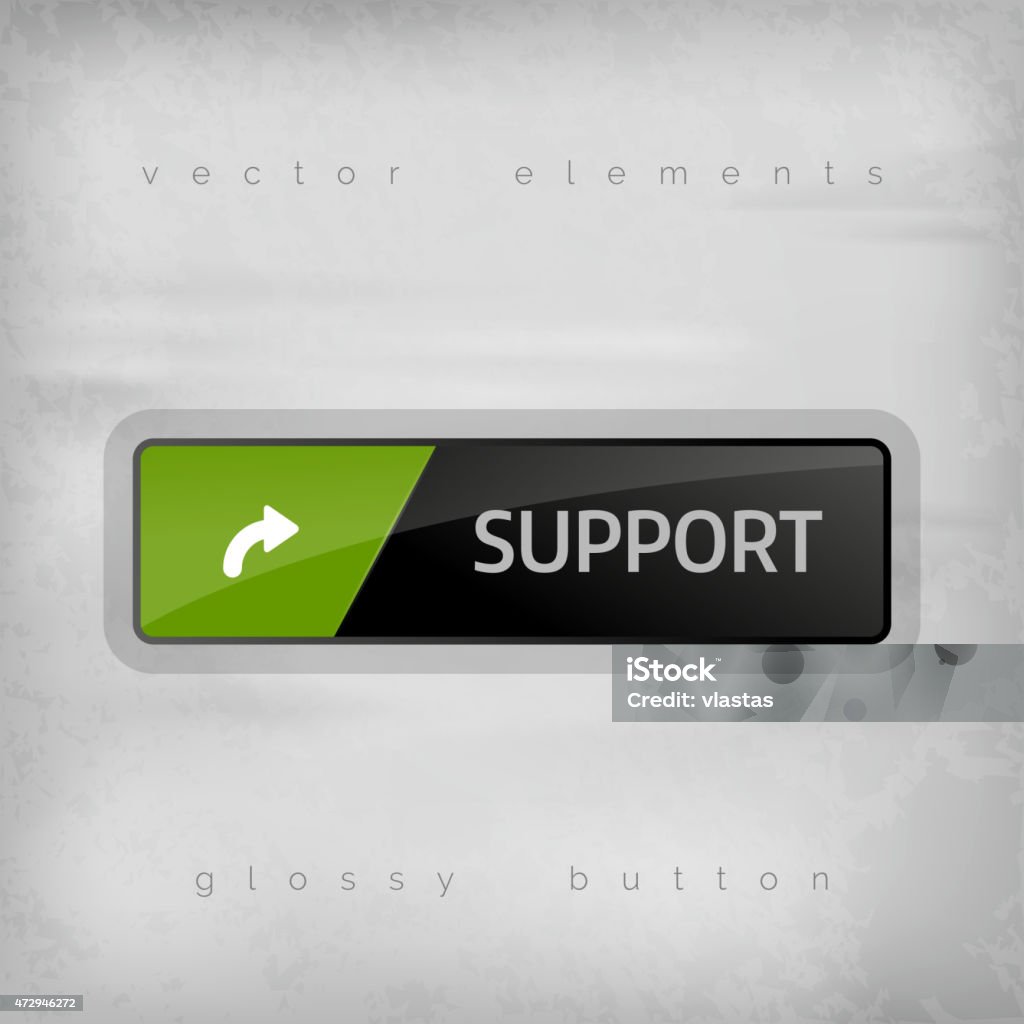 To Support Button Support Button Stock Illustration - Download Image Now - 2015, Advice ...