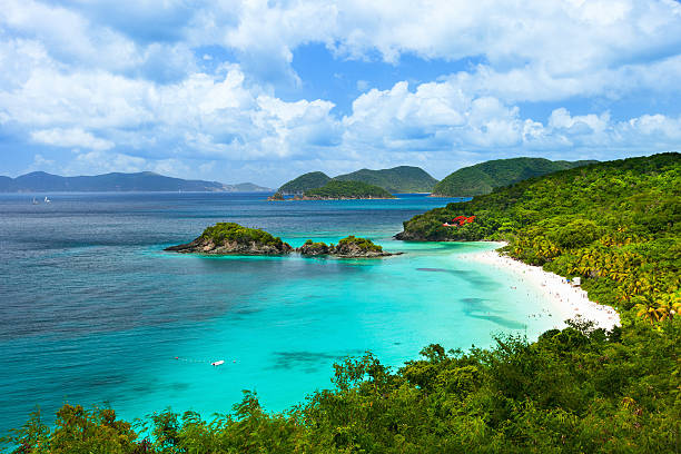 istock Trunk bay on St John island, US Virgin Islands 472952296
