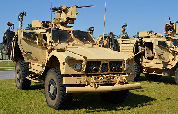 Mine Resistant Ambush Protected (MRAP) Vehicle stock photo
