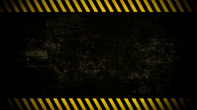 Horizontal Caution Wall Background Loop