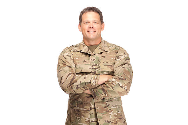 istock U.S. Army Soldier, Sergeant. Isolated and Smiling 472961176