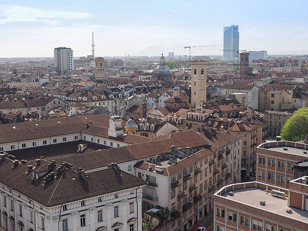 istock Aerial view of Turin 472961900