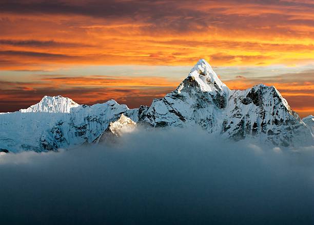 istock Evening view of Ama Dablam 472966208