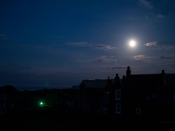 istock Moonlight over Robin Hoods Bay, North Yorkshire coast, Britain 472970582
