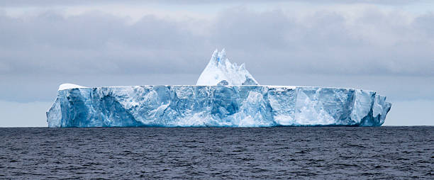 istock Huge glacier or table ice, iceberg at sea in Antarctica 472970756