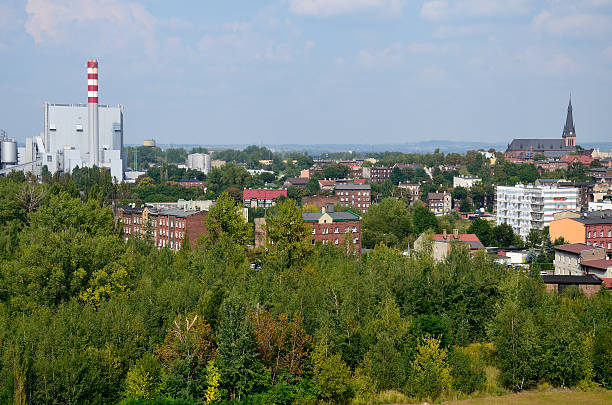 chorzów en pologne - chorzow photos et images de collection