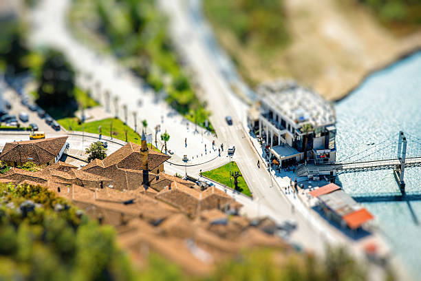 istock Modern part of Berat city 472983378
