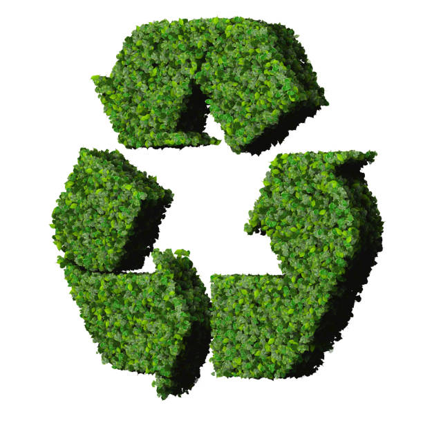 istock Eco sign made from green leaves 472984366