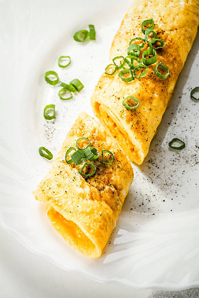 istock Rolled up, French style Omlette 472991674
